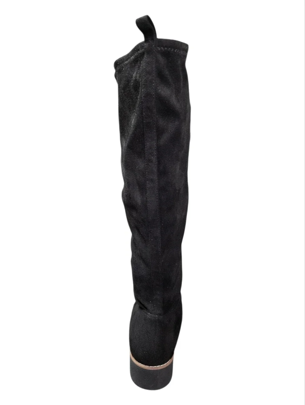 ​Vionic Ashburn Black Suede Knee High Lug Sole Boots